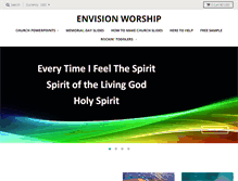 Tablet Screenshot of envisionworship.com